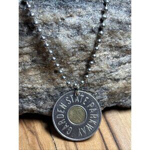 1980s New Jersey NJ GSP Garden State Parkway Token Pendant. Wear History!